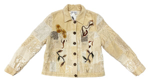 Norma Vintage _velvet patchwork jacket