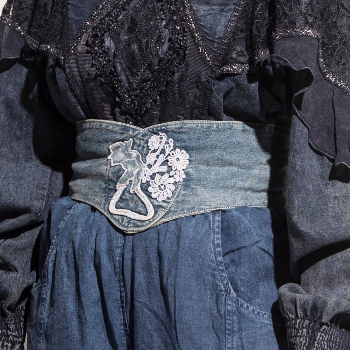 Norma Vintage _denim belt – Krizia Robustella